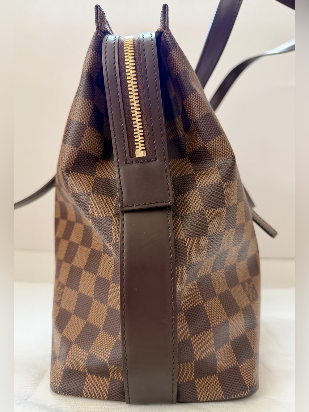 Authentic Louis Vuitton Damier Ebene Chelsea Tote Bag - Discontinued Vintage - Picture 9 of 14